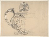 Design for a two-handled covered bowl from the Workshop of Froment-Meurice, Jacques-Charles-François-Marie Froment-Meurice  French, Graphite