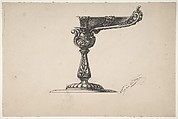 Design from the Workshop of Froment-Meurice, Jacques-Charles-François-Marie Froment-Meurice French, Pen and black ink over graphite