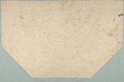 Design for Octagonal Ceiling in the Pless House, Berlin, Jules-Edmond-Charles Lachaise (French, died 1897), Gouache on laid paper