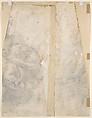 Design for the Decoration of a Cupola with a Prophet, King David and Two Putti, Mattia Preti (Il Cavalier Calabrese) (Italian, Taverna 1613–1699 Valletta), Red chalk, pen and brown ink, brush and red wash