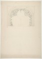 Design for the decoration of a ceiling, Jules-Edmond-Charles Lachaise French, graphite on wove paper