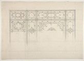Design for the decoration of a ceiling, Jules-Edmond-Charles Lachaise French, graphite on wove paper