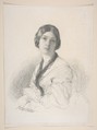 Portrait of Baroness Gudin, née Margareth Louis Hay, Franz Xaver Winterhalter  German, Graphite