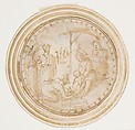 Adoration of the Magi, Anonymous, Italian, 16th century (Italian, active Central Italy, ca. 1550–1580), Pen and brown ink, brush and brown wash