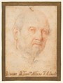 Portrait of a Man: Francesco Albani ?, Andrea Sacchi (Italian, Rome (?) ca. 1599–1661 Rome), Red and black chalk