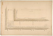 Design for ceiling decoration in the residence of the Duc de Massa on the rue la Boétie, Paris, Jules-Edmond-Charles Lachaise French, Graphite, watercolor, and wash on laid paper