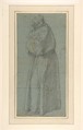 Saint Francis, Girolamo Siciolante da Sermoneta Italian, Black chalk, squared in black chalk