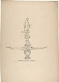 Design for a serving dish from the Workshop of Froment-Meurice, Jacques-Charles-François-Marie Froment-Meurice French, Graphite