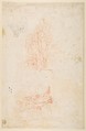 Bacchanals, Anonymous, French, 18th century, Red chalk; squared in black chalk