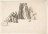 Study for a Tomb, Antonio Canova Italian, Graphite
