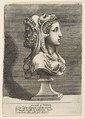 Bust of Hercules and Dejanira, Giulio Bonasone  Italian, Engraving