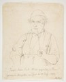 Portrait of Johann Anton Koch, Hieronymus Hess  Swiss, Graphite