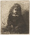Little Arthur, James McNeill Whistler (American, Lowell, Massachusetts 1834–1903 London), Etching, printed in black ink on off-white chine mounted on off-white wove paper; fourth state of four (Glasgow)