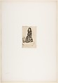 Annie, James McNeill Whistler (American, Lowell, Massachusetts 1834–1903 London), Etching, printed in black ink on tan chine on off-white wove paper (chine collé); fourth state of seven (Glasgow)