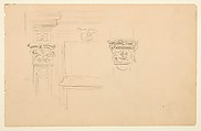 Sketchbook with views of Tours, France and its environs, Eugène Delacroix (French, Charenton-Saint-Maurice 1798–1863 Paris), Graphite and watercolor on wove paper