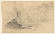 Sketchbook with views of Tours, France and its environs, Eugène Delacroix (French, Charenton-Saint-Maurice 1798–1863 Paris), Graphite and watercolor on wove paper