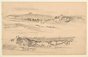 Eugène Delacroix | Sketchbook with views of Tours, France and its ...
