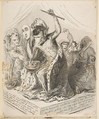 Monkey Despot, from Monkey-Ana or Men, in Miniature, Thomas Landseer British, Illustrations: etching