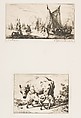 South Sea Fishers; Ewe with Two Lambs, Charles Meryon  French, Etching