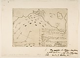 Plan du Combat de Sinope (Plan of the Battle of Sinope), Charles Meryon  French, Etching