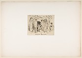 Title to the French Set, James McNeill Whistler (American, Lowell, Massachusetts 1834–1903 London), Etching, printed in black ink on gray chine on off-white wove paper (chine collé); only state (Glasgow)