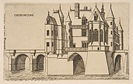 Château de Chenonceau, No 2, Charles Meryon  French, Etching; third of three states