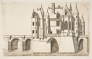 Château de Chenonceau, No 2 (Château de Chenonceau, No 2), Charles Meryon  French, Etching on laid paper; first state of three