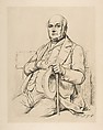 Casimir le Conte, after Boulanger, Charles Meryon French, Etching on laid paper