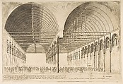 La salle des pas-perdus a l'ancien Palais de Justice (The antechamber of the Palais de Justice, Paris), Charles Meryon  French, Etching (from a pewter plate)