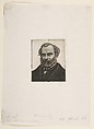Armand Guéraud of Nantes, printer and man of letters, Charles Meryon French, Etching in tin; first state of four