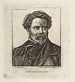 Benjamin Fillon, after a photograph, Charles Meryon  French, Etching and drypoint on tin; fifth state of six (Schneiderman)