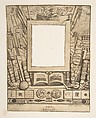 Design for a frame for the portrait of Armand Guéraud, Charles Meryon  French, Etching with drypoint