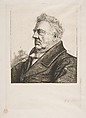 The Breton archaeologist Louis Jacques Marie Bizeul, Charles Meryon French, Etching with engraving; second state of five