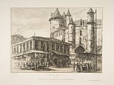 Le Grand Châtelet (Grand Châtelet, Paris circa 1780), Charles Meryon  French, Etching and drypoint