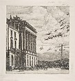 Le Ministère de la Marine (the Admiralty, Paris), Charles Meryon  French, Etching; third state of seven