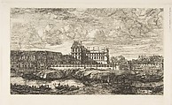 L'Ancien Louvre (The Old Louvre, Paris), Charles Meryon  French, Etching; third state of seven