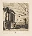 The Admiralty, Paris, Charles Meryon  French, Etching on laid paper
