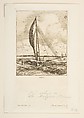 Pro-Volant des Iles Mulgrave, from "The Voyage to New Zealand (1842–46)", Charles Meryon  French, Etching and drypoint