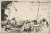 Soupe à trois sous, James McNeill Whistler  American, Etching, printed in black ink on fine cream laid paper; only state (Glasgow)