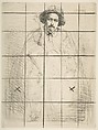 Becquet (J. Becquet, Sculptor), James McNeill Whistler (American, Lowell, Massachusetts 1834–1903 London), Etching, printed in black on medium weight European laid paper; cancelled plate