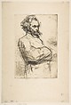 C. L. Drouet, Sculptor, James McNeill Whistler (American, Lowell, Massachusetts 1834–1903 London), Etching and drypoint; second state of two (Glasgow); printed in black ink on fine laid ivory Japan