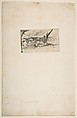 Vauxhall Bridge, James McNeill Whistler (American, Lowell, Massachusetts 1834–1903 London), Etching and drypoint, printed in black ink on medium-light weight off-white antique laid paper; second state of two (Glasgow)