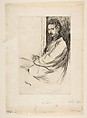 Axenfeld, James McNeill Whistler (American, Lowell, Massachusetts 1834–1903 London), Drypoint, printed in black ink on fine fibrous ivory Japan; sixth state of six (Glasgow)