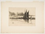 Hurlingham, James McNeill Whistler (American, Lowell, Massachusetts 1834–1903 London), Etching and drypoint, printed in black ink on ivory laid paper; fourth state of four (Glasgow)