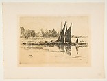 Hurlingham, James McNeill Whistler (American, Lowell, Massachusetts 1834–1903 London), Etching and drypoint; fourth state of four (Glasgow); printed in black ink on ivory laid paper