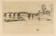 Fulham (Chelsea), After James McNeill Whistler (American, Lowell, Massachusetts 1834–1903 London), Facsimile of etching