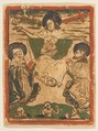 The Last Judgment, Anonymous, German, 15th century , Augsburg, ca. 1475 German, Woodcut, hand-colored