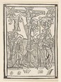 The Crucifixion, frontispiece to Postilla Guillermi, Anonymous, German, 15th century  German, Woodcut