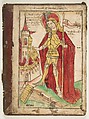 Saint Florian, Casper  German, Hand-colored woodcut