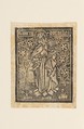 St. Dorothy, Anonymous, German, 15th century German, Metalcut